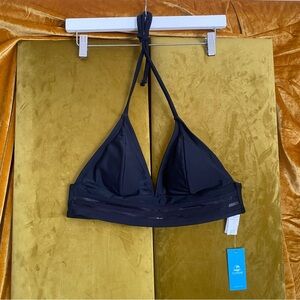 CUPSHE Black Halter Bikini